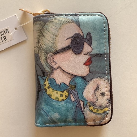 Puppy Wallet and Credit Card Holder Set of 2 - Picture 3 of 5